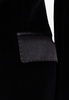 Single-Breasted Velvet Tuxedo Blazer