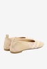 Checked Knit Ballet Flats