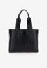 Medium Woody Leather Tote Bag