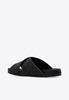 Tarik Padded Intrecciato Leather Slides