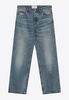 Washed Straight-Leg Jeans