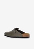 Boston Leather Buckled Clogs