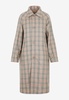 Reversible Checked Wool Coat