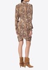 Cleora Snake Print Mini Dress