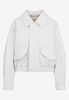 Zip-Up Short Overshirt