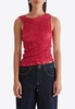 Memie Cinched Sleeveless Top