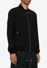 Wool Crepe Bomber Jacket