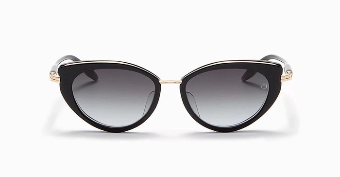 Athena - Black/white Gold Sunglasses Sunglasses