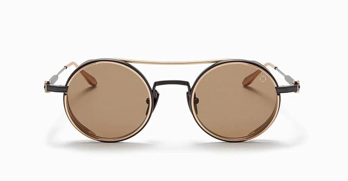 Eris - Black / Matte White Gold Sunglasses Sunglasses