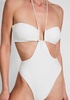 romi full piece swimsuit in off white