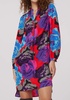 sonoya dress in rose blue red