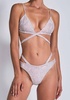 juniper bikini bottom in pink and silver