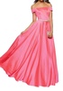 prom dress in hot pink