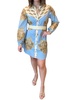 rowe dress in powder blue