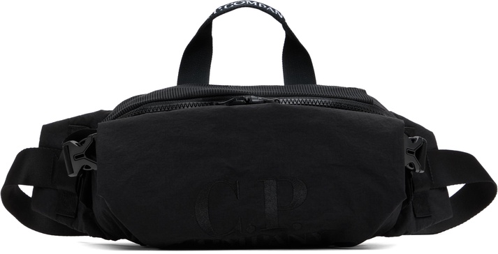 Black Plain Paper Touch Belt Bag