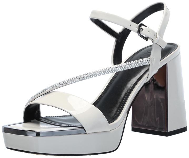 DKNY Women's Briela Square Toe Strappy Platform Dress Sandal