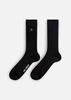 A LOGO SILK SOCKS