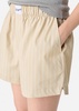 Striped Cotton Shorts