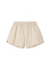 Striped Cotton Shorts