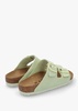 Arizona Faded Lime Suede Two Bar Mules