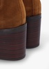 Adios Tan Suede Western Chelsea Mid-Heel Boots