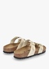 Mayari Ecru Nubuck Leather Sandals