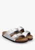 Arizona Birko-Flor Silver Two Bar Mules