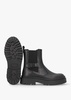 Milla Black Leather Chunky Chelsea Boots
