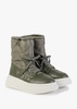 Indigo Leaf Puffy Quilted Trainer Boots