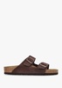 Men's Arizona Desert Buck Roast Nubuck Leather Two Bar Mules