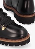 Blake Black Leather Hiker Boots