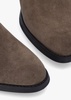 Adios Brown Suede Western Chelsea Mid-Heel Boots