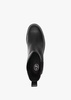 Fancy Black Leather Chelsea Boots