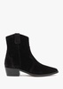 Lunette Black Suede Cowboy Boots