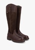 Ingrid Dark Brown Leather Knee High Boots