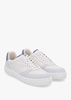 Celeste White Chambray Leather Trainers