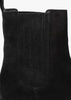 Alpie Black Suede Crepe Sole Chelsea Boots