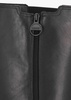 Alicia Black Leather Knee High Chelsea Boots