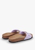 Madrid BS Soft Birki Vegan Purple Flog Mules