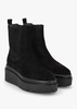 Alpie Black Suede Crepe Sole Chelsea Boots