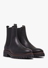 Evie Black Leather Chelsea Boots