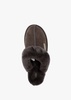 Brown Double-Face Sheepskin Closed Mule Slippers