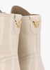 Acorn White Patent Leather Lace Up Ankle Boots
