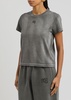 Logo-print faded cotton T-shirt