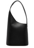 Lune grained leather tote