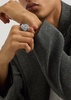 Sovereign Skull crystal-embellished ring