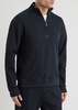 Half-zip cotton-blend sweatshirt 