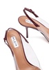 Coeur 100 patent leather slingback pumps