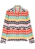 Willa horse-print silk shirt