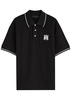 Logo piqué cotton polo shirt 